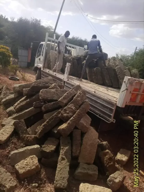 6x6 foundation stones in Ruaka from Pioneer Hardware