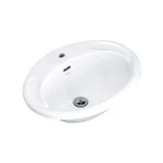 Bathroom White Drop In Basin